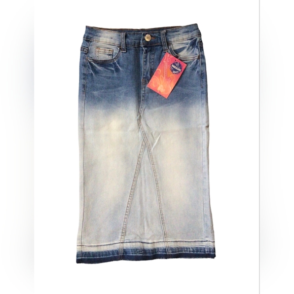 ROCKIDS Little Girls Denim Jean Skirt BRAND NEW!! TAGS INCLUDED - Picture 1 of 2
